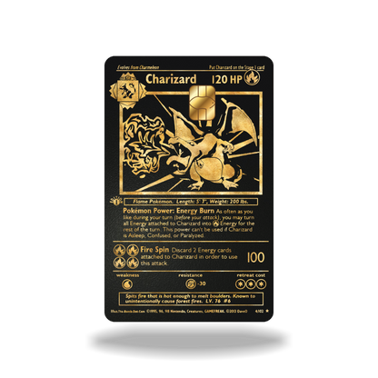 Metal Card Charizard