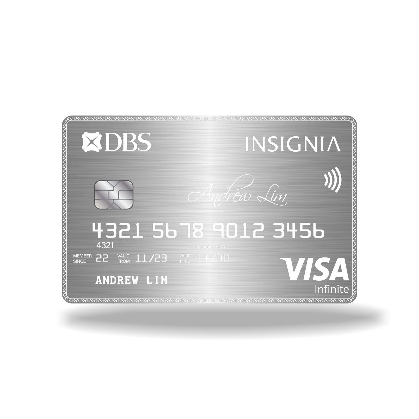Metal Card DBS Insignia