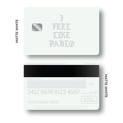 Metal Card Pablo