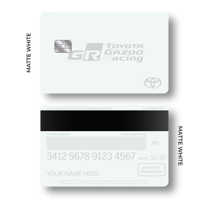 Metal Card Toyota