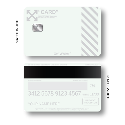 Metal Card Off White V2