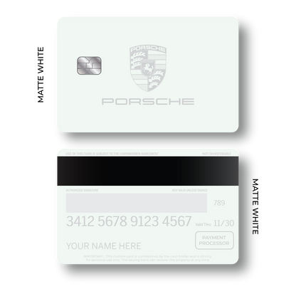 Metal Card Porsché