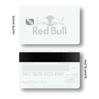 Metal Card Red Bull
