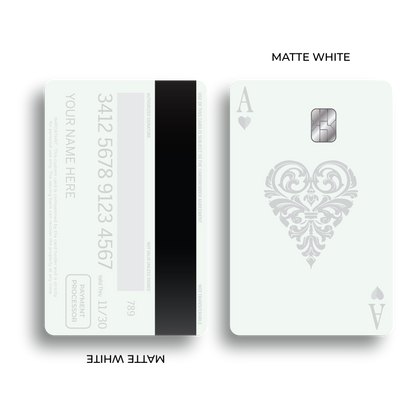 Metal Card Ace of Hearts