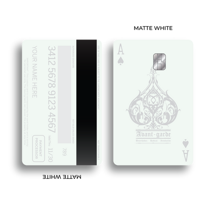 Metal Card Ace of Spades V2