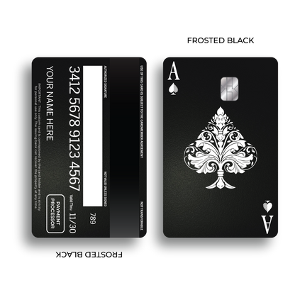 Metal Card Ace of Spades