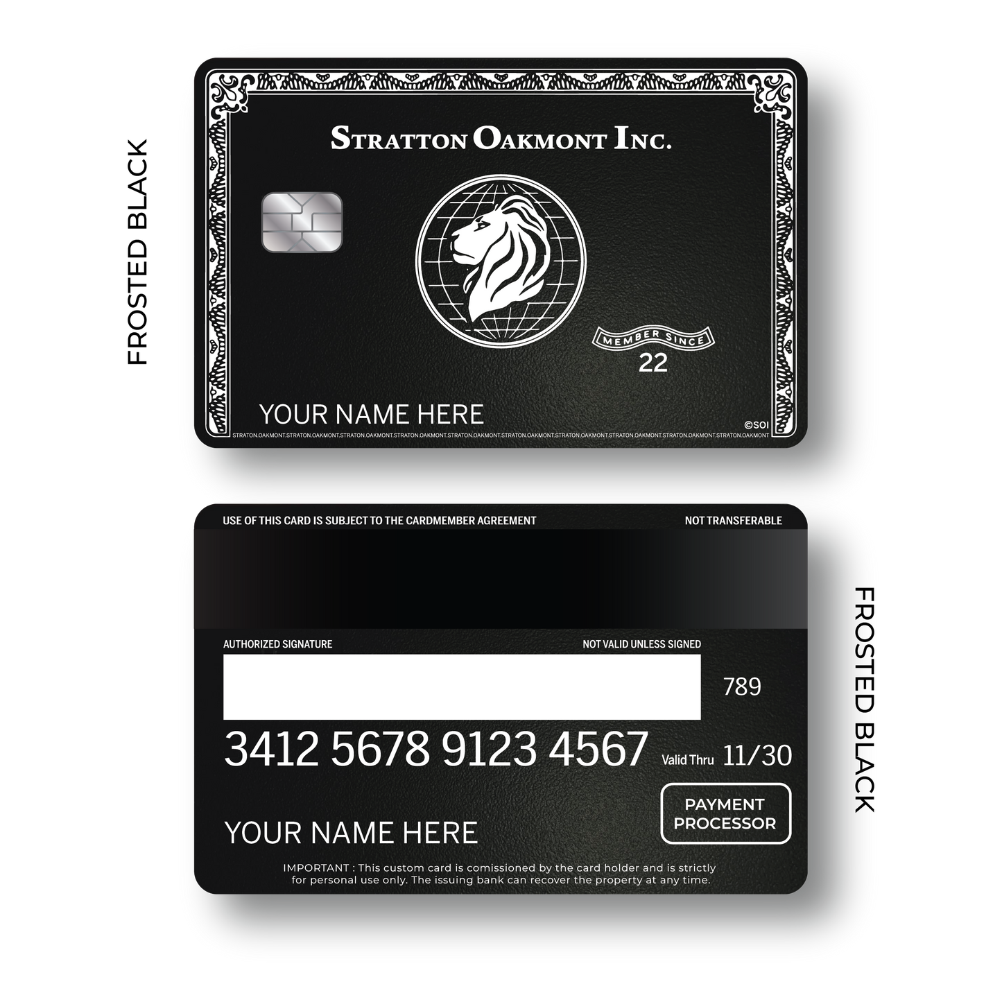 Metal Card Straton Oakmont