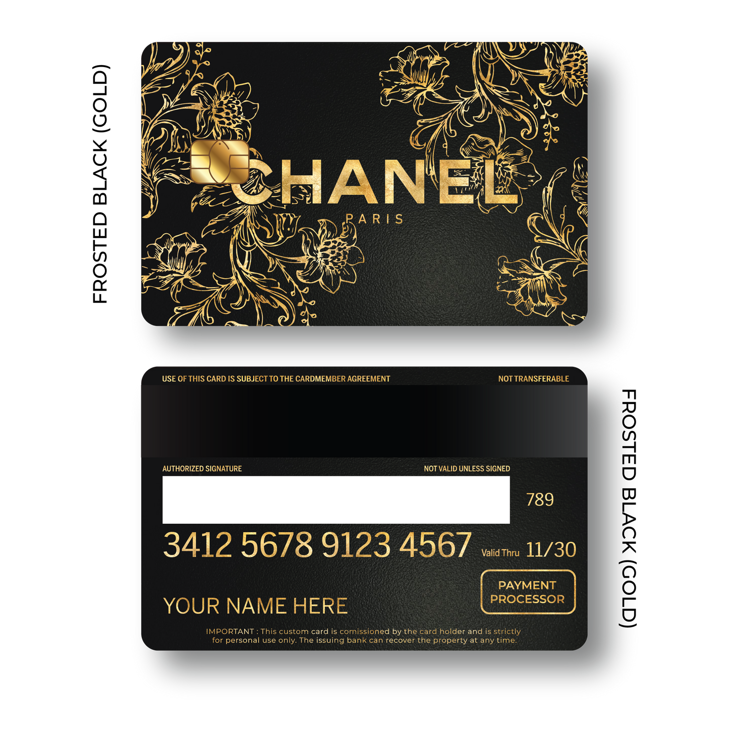 Metal Card Chanél