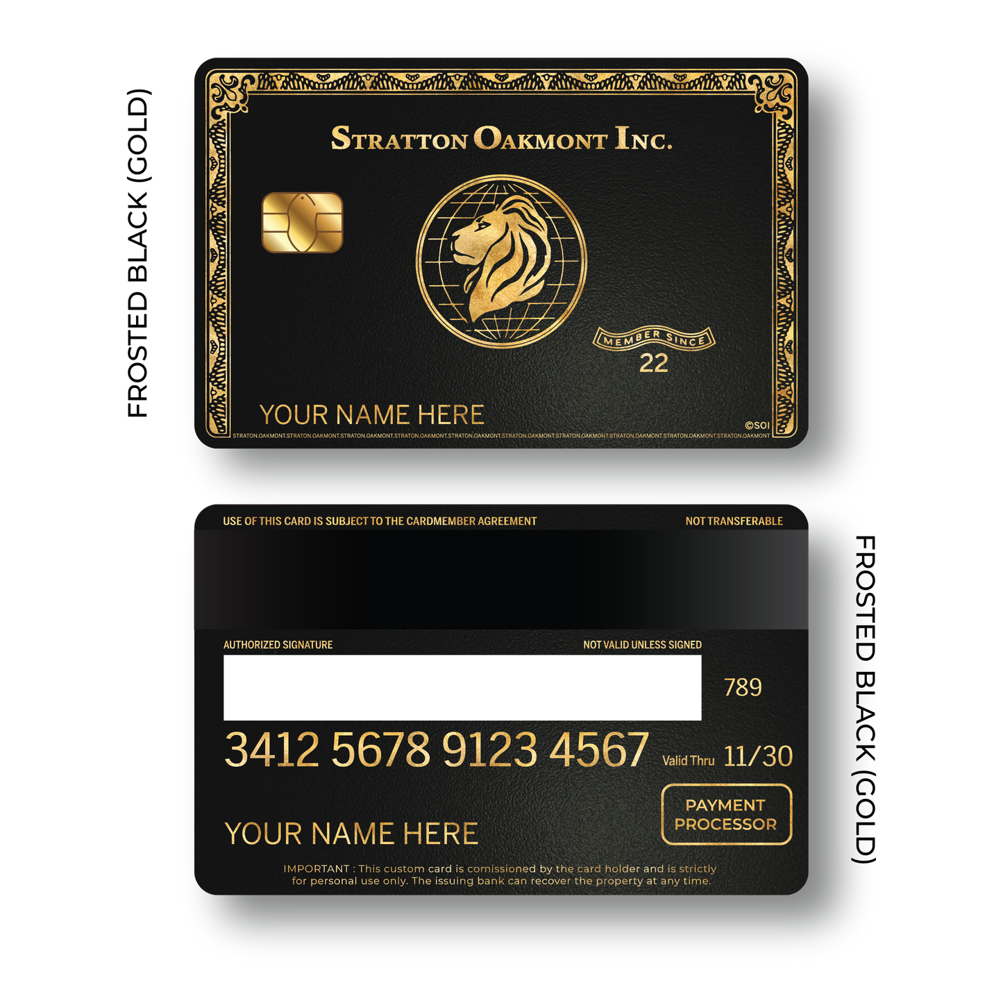 Metal Card Straton Oakmont