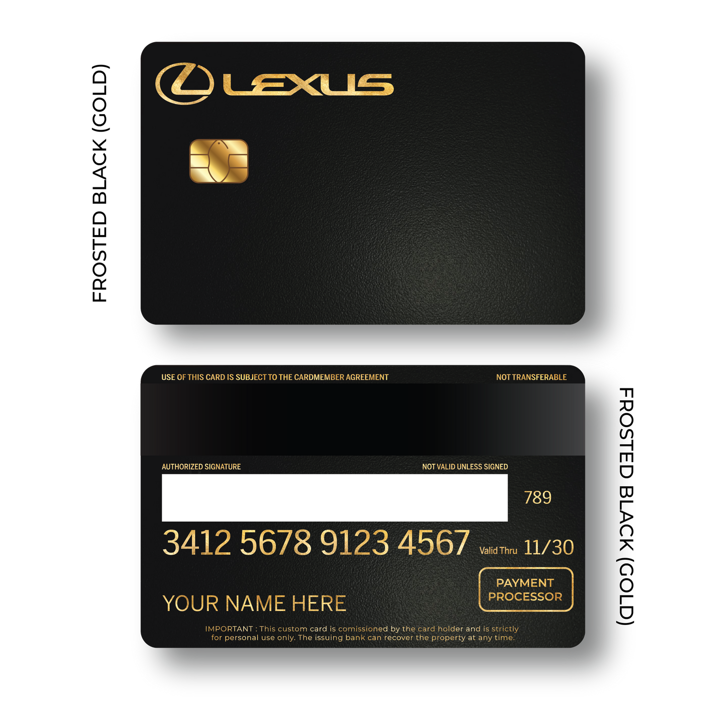 Metal Card Lexus