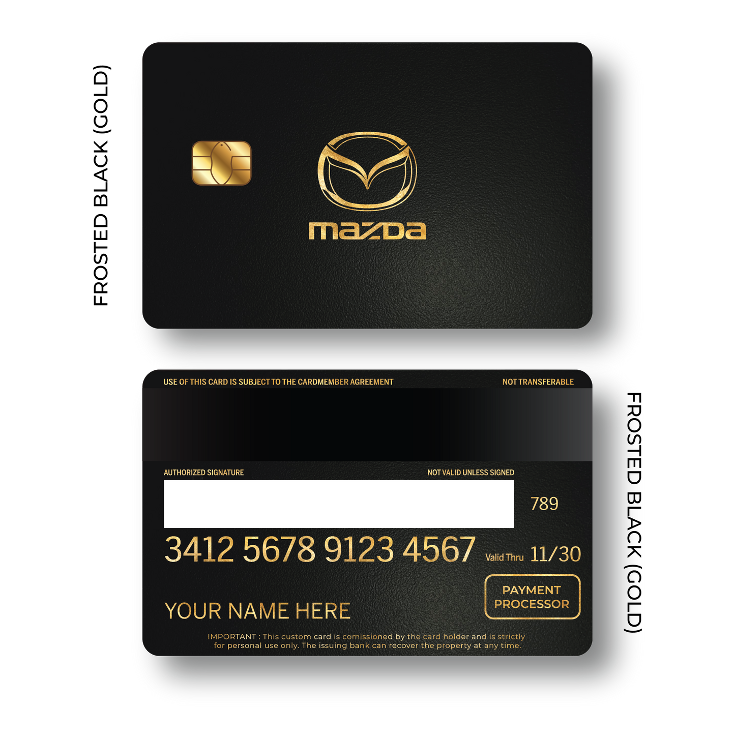 Metal Card Mazdá