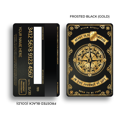 Metal Card Compass
