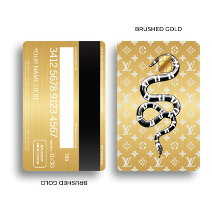 Metal Card Guccí x LV