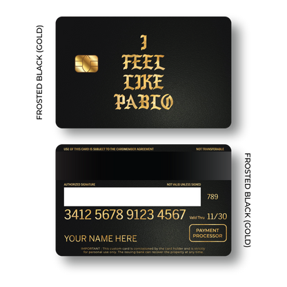 Metal Card Pablo