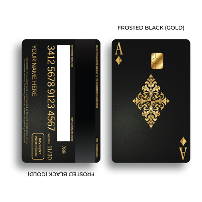 Metal Card Ace of Diamonds