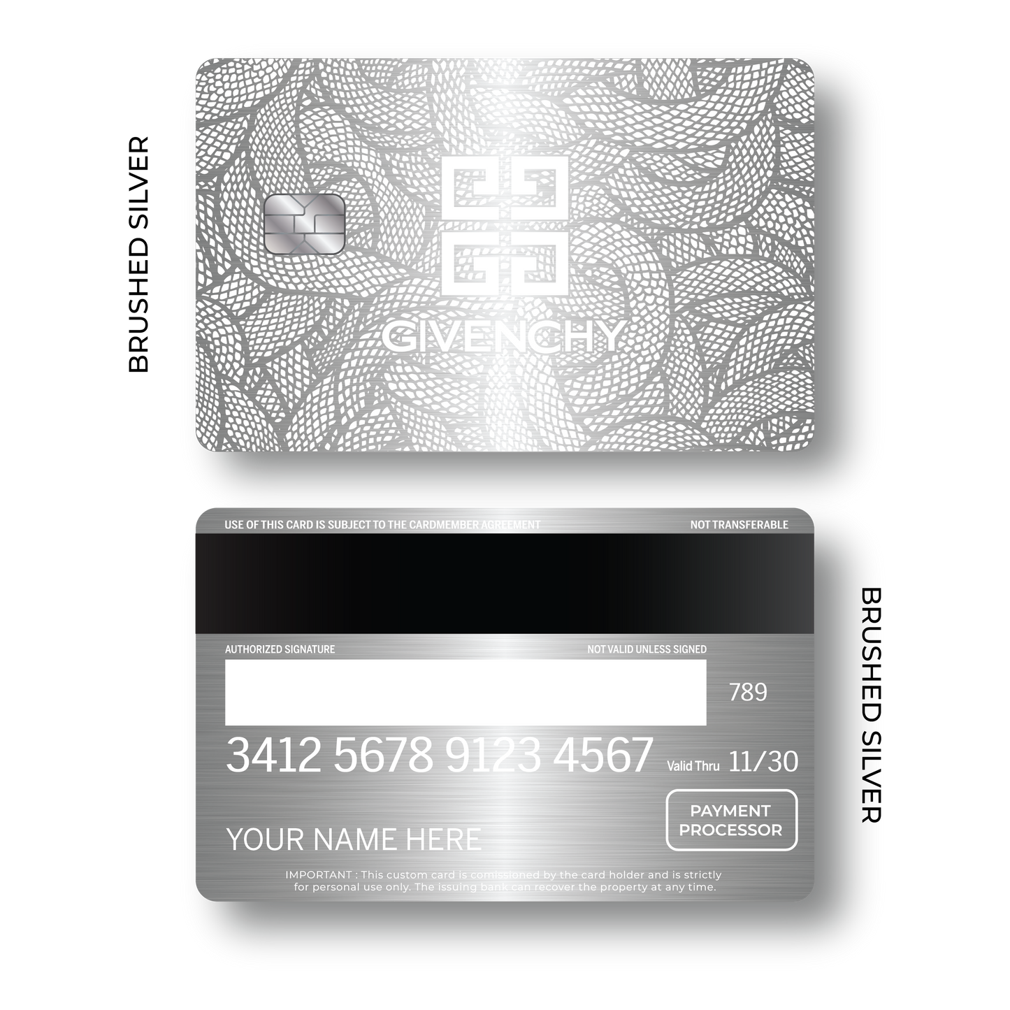 Metal Card Givenchy