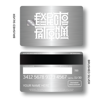 Metal Card Expecto Patronum