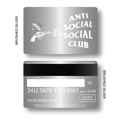 Metal Card Anti Social