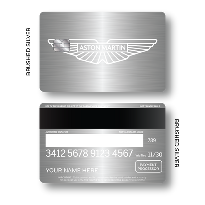 Metal Card Aston Martín