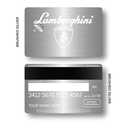 Metal Card Lambo