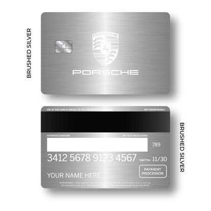 Metal Card Porsché