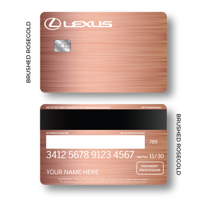 Metal Card Lexus