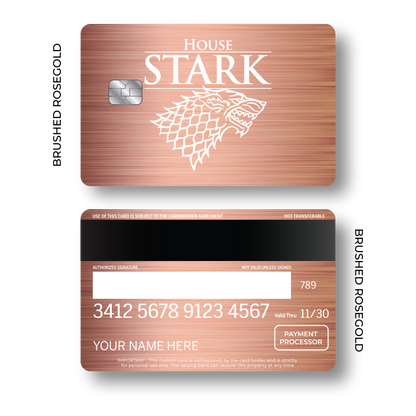 Metal Card House Stark