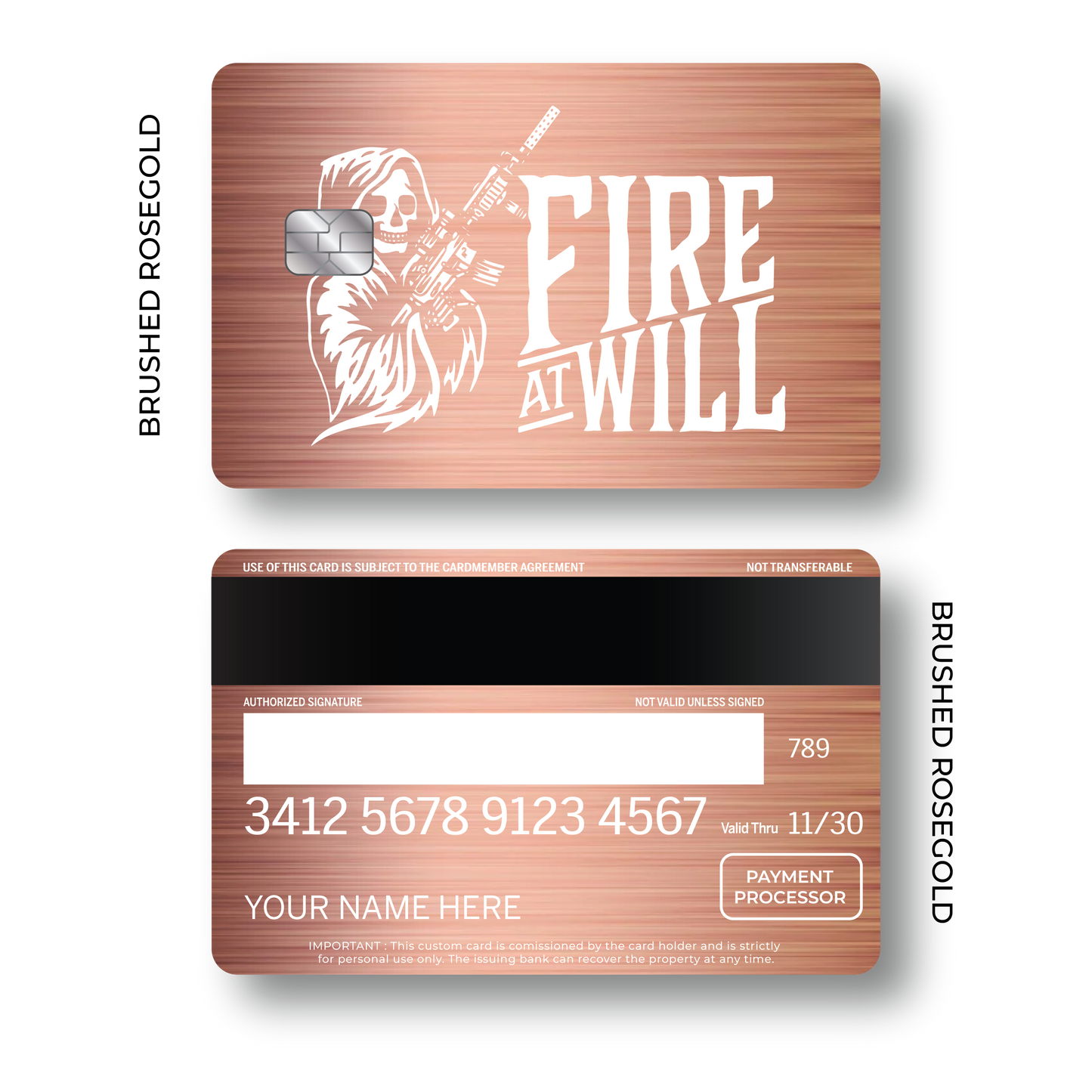 Metal Card Fire at Will