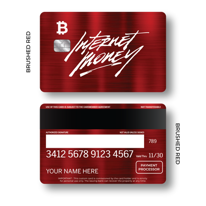 Metal Card Internet Money
