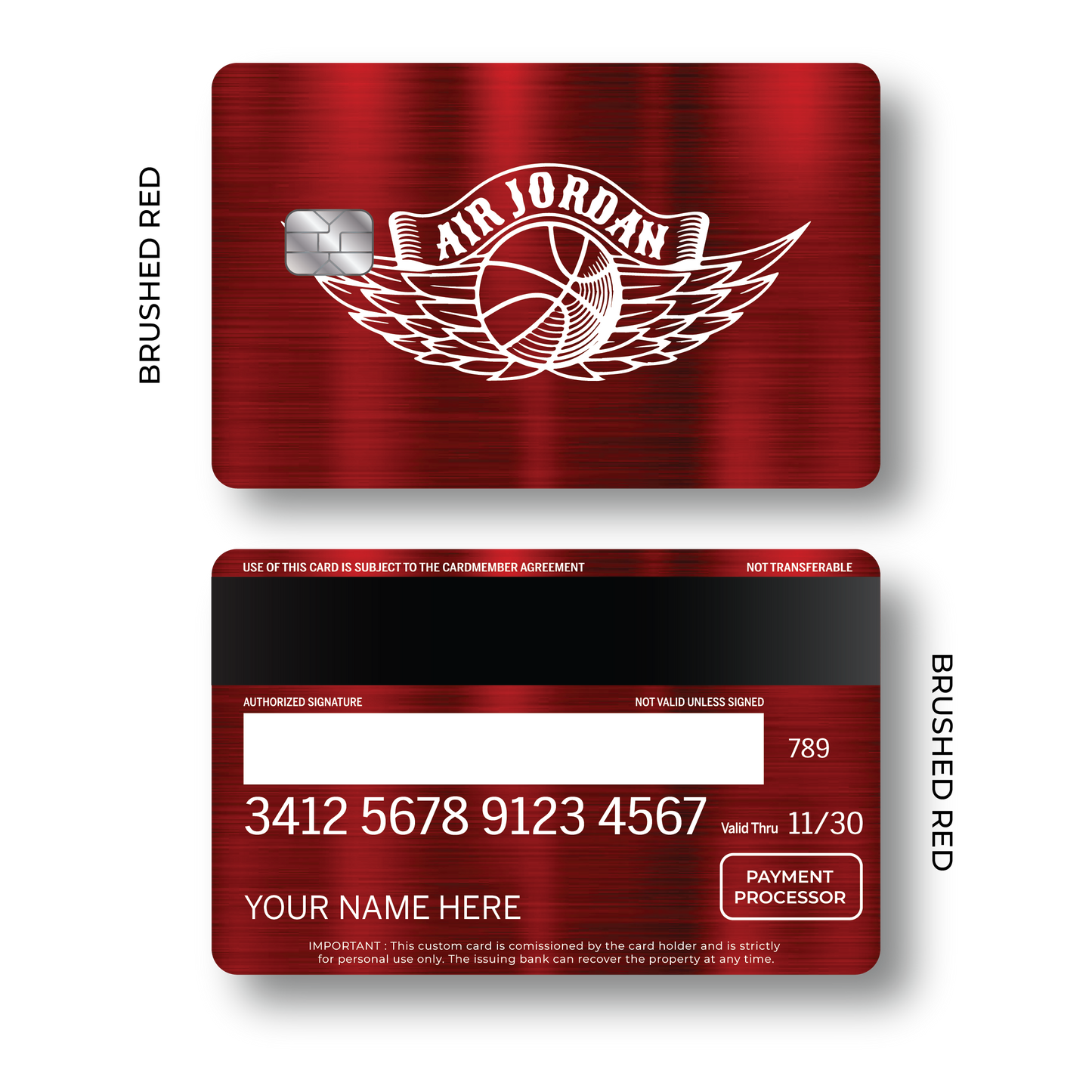 Metal Card Air Jordan