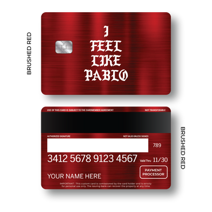 Metal Card Pablo