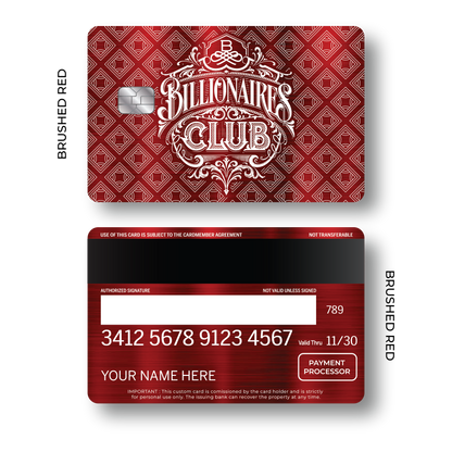 Metal Card Billionaires Club