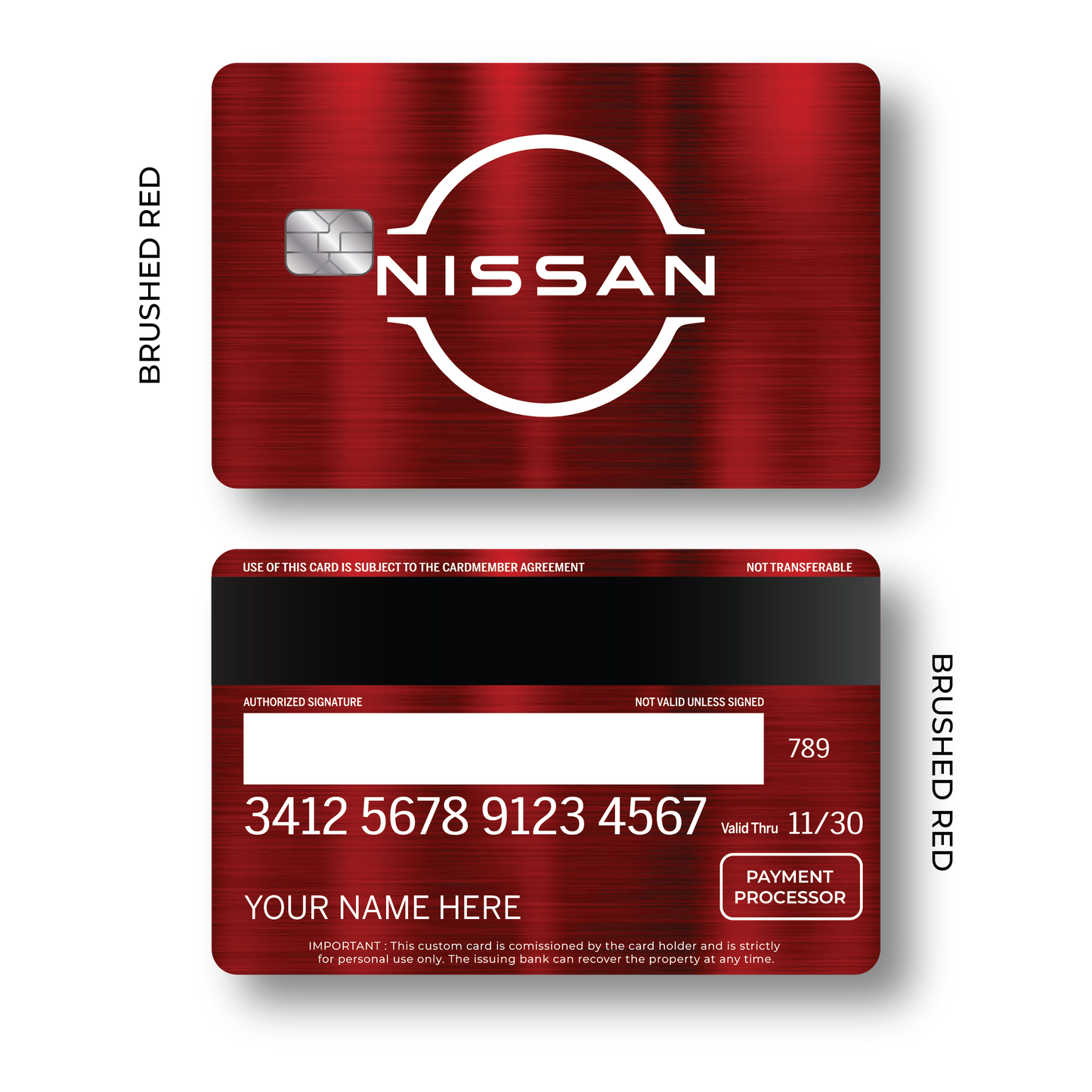 Metal Card Nissan