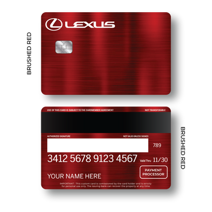 Metal Card Lexus