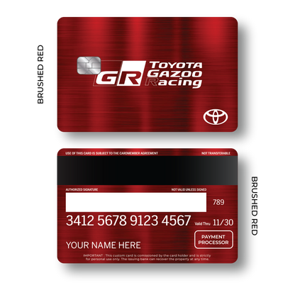 Metal Card Toyota