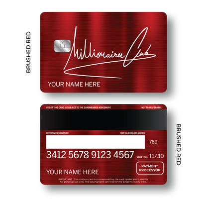 Metal Card Millionaires Club V2