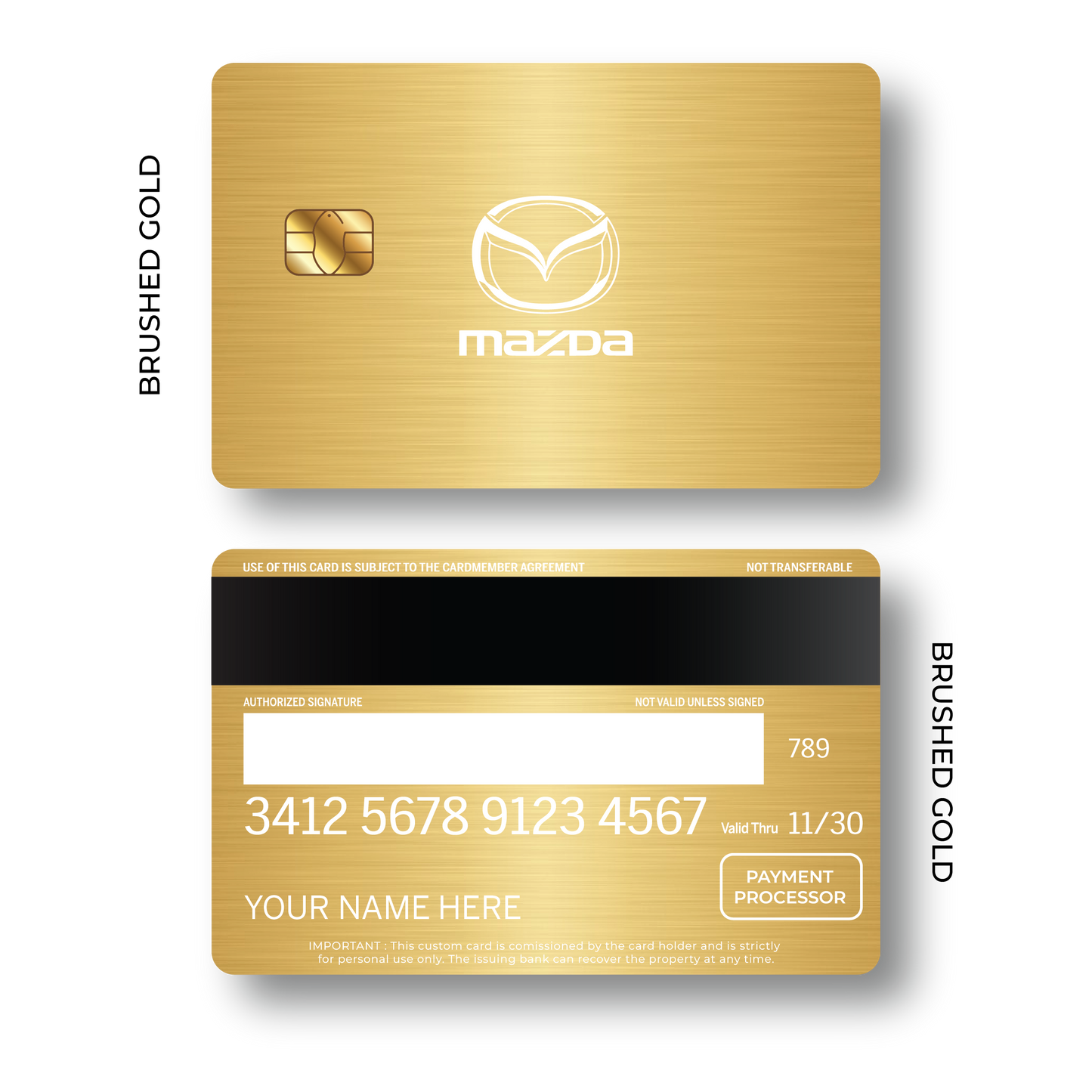 Metal Card Mazdá