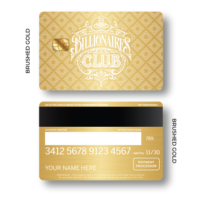 Metal Card Billionaires Club