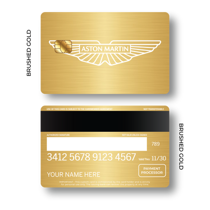 Metal Card Aston Martín