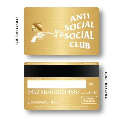 Metal Card Anti Social