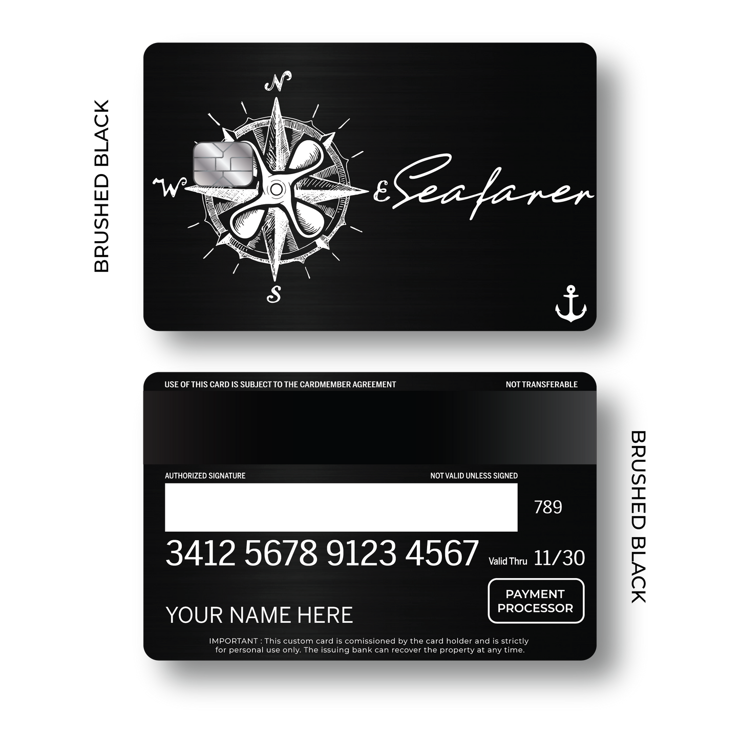Metal Card Seafarer