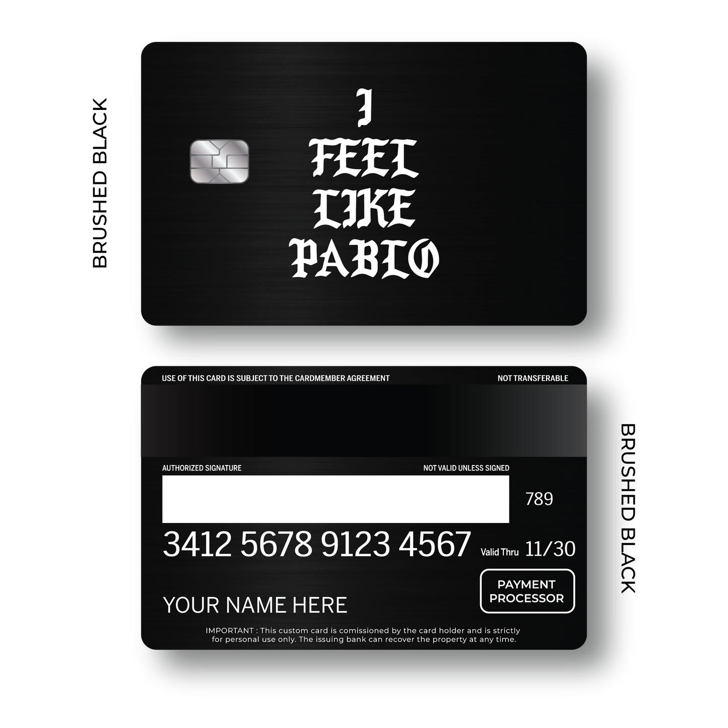Metal Card Pablo