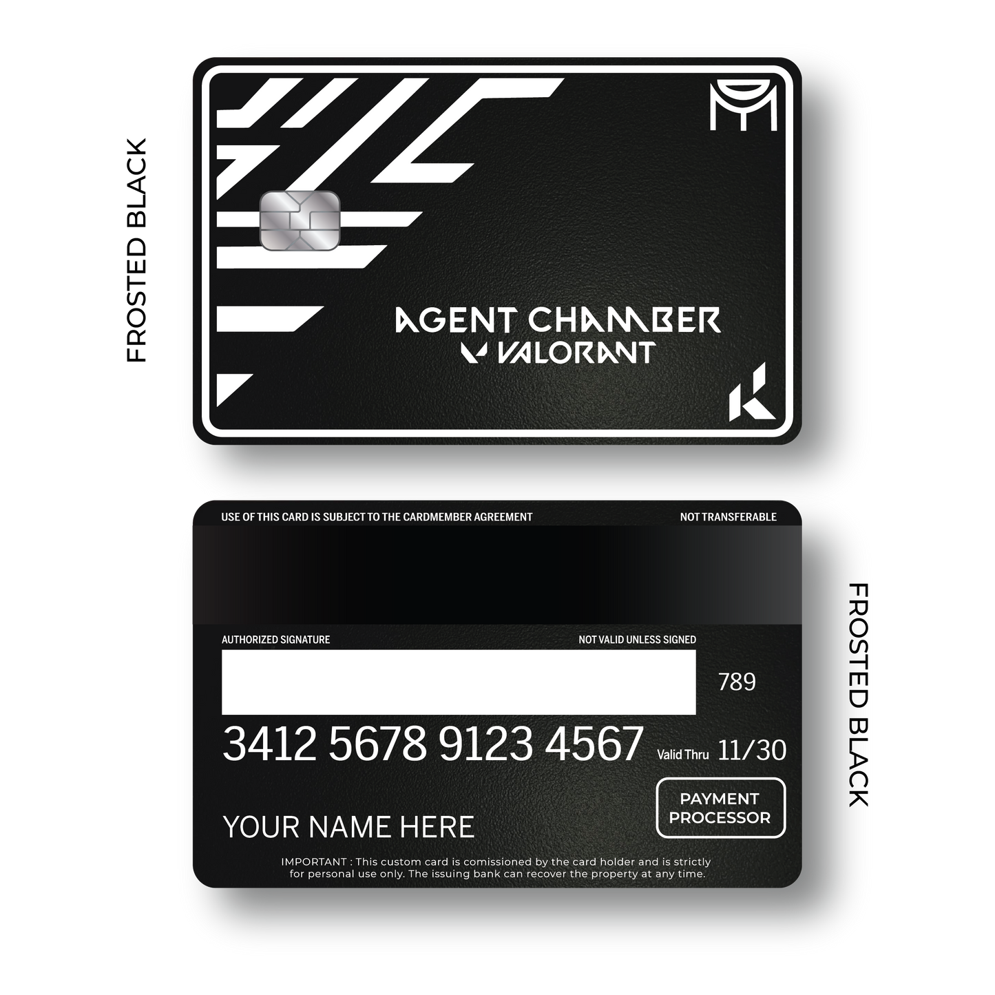 Metal Card Agent Chamber